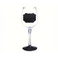 Evergreen Enterprises Evergreen Enterprises EG3CWG163 Handpainted Wine Glass Chalk One Up EG3CWG163